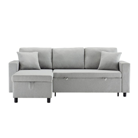 Rootz Sofa Bed - Sleeper Sofa - Convertible Couch - Extra Storage - 219cm x 142.5cm x 70.5cm