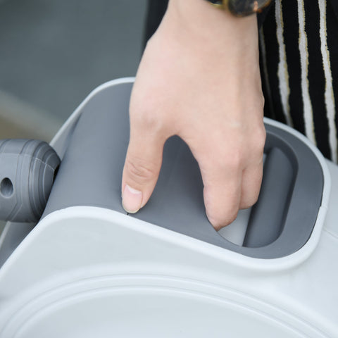 Rootz Automatic Compressed Air Hose Reel - Retractable Hose - Tangle-Free Reel - Enhances Safety - 39cm x 21.2cm x 36.6cm