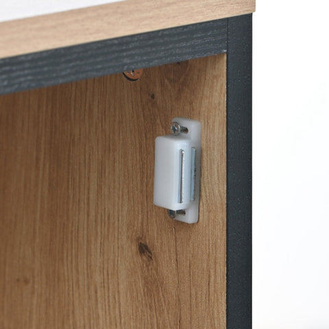 Rootz Wine Cabinet - Wine Storage - Wine Display - LED Lighting - 110L x 38W x 111H cm