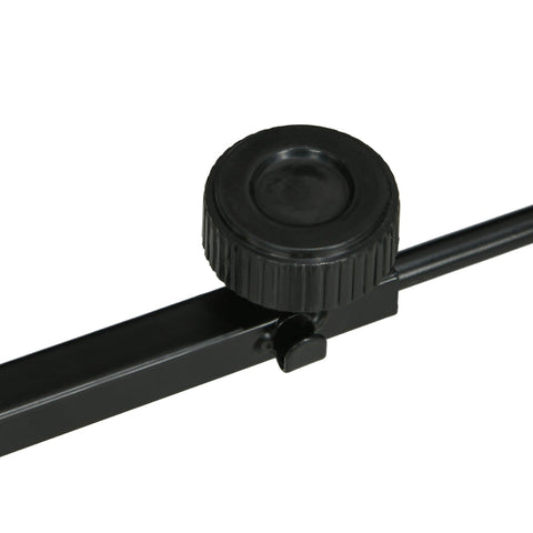 Rootz Heat Lamp Stand - Reptile Heat Lamp Holder - Adjustable Lamp Stand - Improves Warmth - Stable Steel Base - Easy Assembly - 40L x 15W x 95H cm