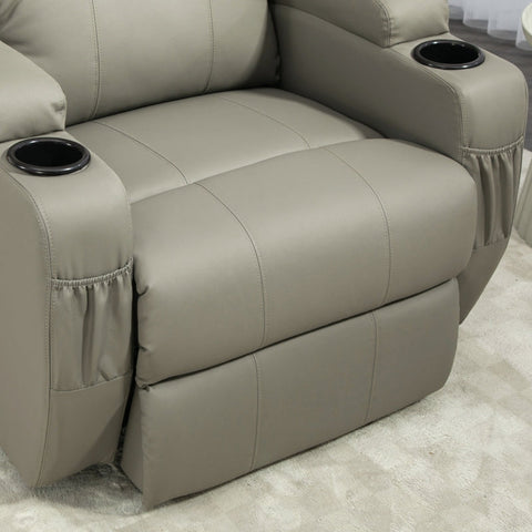 Rootz Electric Stand-Up TV Recliner - Cinema Seat - Remote Control Recliner - Senior Chair - 85cm x 92cm x 109cm