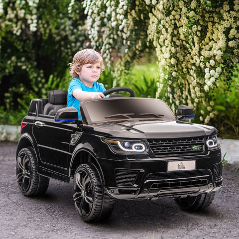 Rootz elektrische kinderauto SUV - kinderauto - voertuig op batterij - dubbele motoren - LED-verlichting - 110 cm x 68 cm x 52 cm