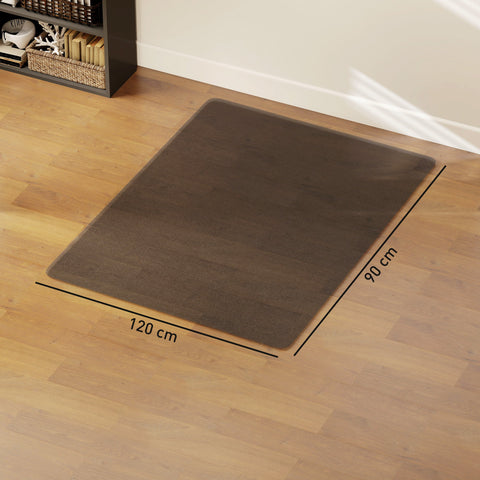 Rootz Floor Protection Mat - Non-Slip - Anti-Scratch - Noise Dampening - Transparent - 90x120cm