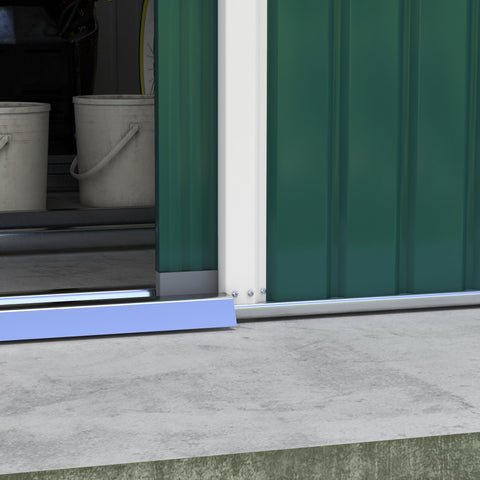 Rootz Weatherproof Garden Tool Shed - Storage Shed - Outdoor Shed - Excellent Ventilation - 340cm x 386cm x 200cm