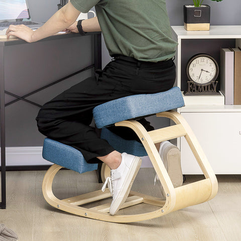 Rootz Ergonomic Knee Chair - Rocking Chair - Posture Chair - Reduces Back Pain - 51cm W x 69cm T x 58cm H