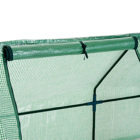 Rootz Mini Greenhouse - Film Greenhouse - Cold Frame - Weatherproof Protection - Enhanced Growth - Easy Setup - 270L x 90W x 90H cm