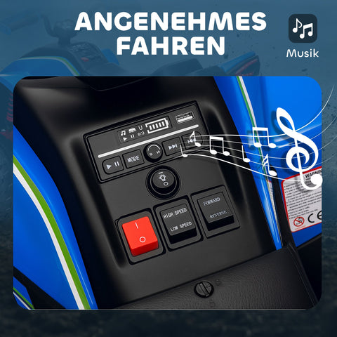 Rootz Elektroquad for Kids - Children's Quad - Electric Ride-On - Dual Engines - 101cm x 69cm x 75cm