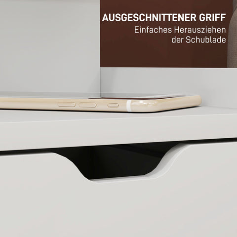 Rootz Bedside Table - Nightstand - Storage Organizer - Elegant Design - 40cm x 30cm x 60cm