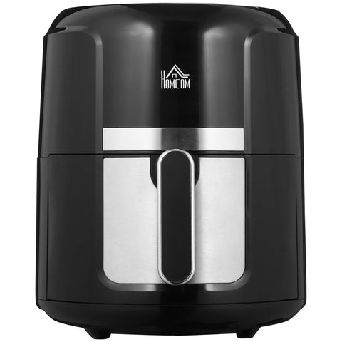 Rootz Hot Air Fryer 4L - Airfryer - Deep Fryer - Healthier Cooking - 34.2cm x 25.6cm x 31.8cm - 12 Programs - 80-200°C - Non-Stick - Black