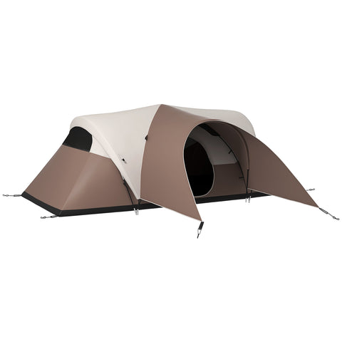 Rootz Family Camping Tent - Waterproof Shelter - Lightweight Canopy - Ventilated Design - Transport Bag - 550L x 300W x 198H cm