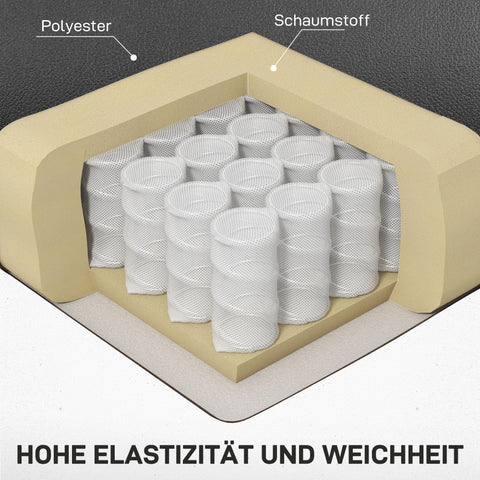 Rootz Massage Chair - Relaxing Armchair - Lying Chair - Massage Function - 77cm x 93cm x 105cm