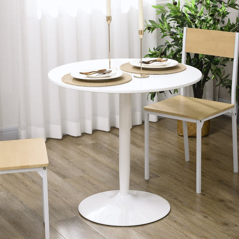 Rootz Round Dining Table - Kitchen Table - Kitchen Furniture - Stable Support - Ø80 x 75H cm