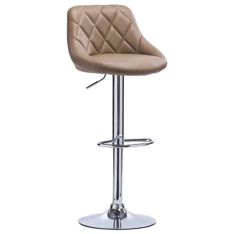 Rootz Adjustable Faux Leather Bar Stools - Set of 2 - Counter Stools - Swivel Chairs - Comfortable Seating - Durable Build - Versatile Design - 84-106cm x 38cm x 35cm