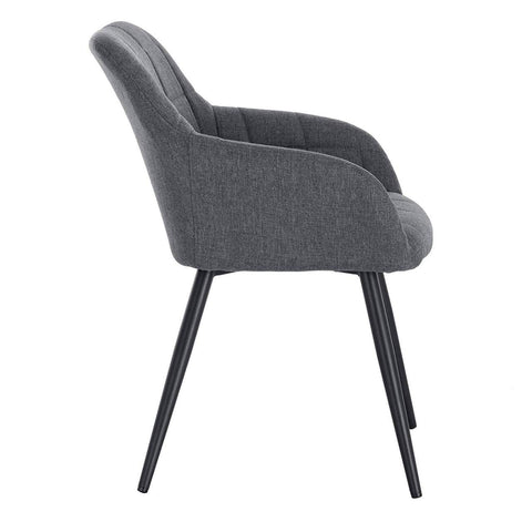 Rootz Modern Dining Chair - Comfort Chair - Stylish Seating - Ergonomic Design - Durable Construction - Easy Assembly - 81cm x 49cm x 43cm