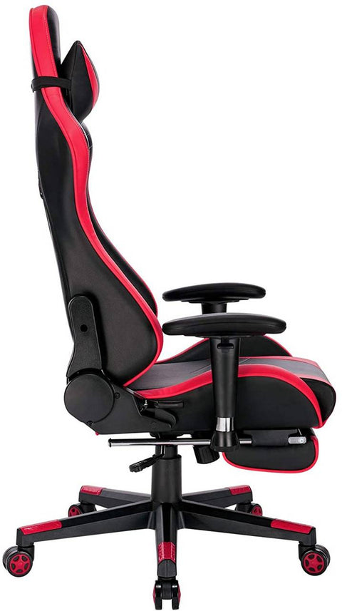 Rootz Ultimate Comfort Gaming Chair - Ergonomic Office Chair - Adjustable Computer Chair - High Back Support - Adjustable Height 43-51cm - Tilt 90-155 Degrees - Seat Size 55cm x 62cm