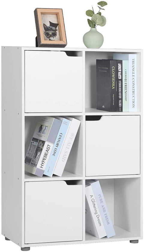 Rootz Multifunctional Bookcase - Storage Organizer - Display Shelf - Durable & Stable - Space-Saving - Easy Assembly - 29cm x 91cm x 59.6cm