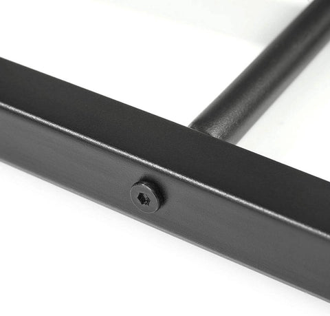 Rootz Industrial Bar Stool - Counter Stool - Metal and Wood Stool - Sturdy, Durable, Versatile - Anti-Slip - 71cm x 30cm