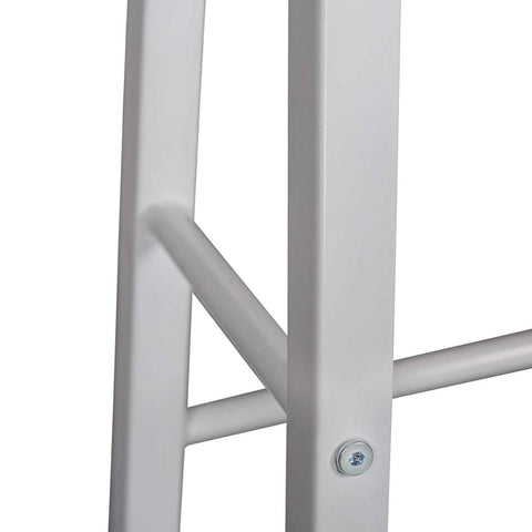 Rootz Industrial Bar Stool - Counter Stool - Metal and Wood Stool - Sturdy, Versatile, Protective - 71cm Seat Height x 30cm Seat Diameter