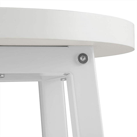 Rootz Industrial Bar Stool - Counter Stool - Metal and Wood Stool - Sturdy Construction - Versatile Design - Comfort and Safety - 71cm Seat Height x 30cm Seat Diameter