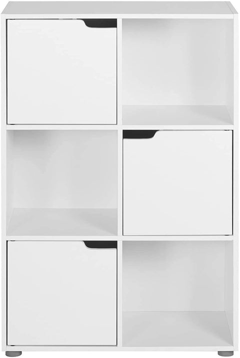 Rootz Multifunctional Bookcase - Storage Organizer - Display Shelf - Durable & Stable - Space-Saving - Easy Assembly - 29cm x 91cm x 59.6cm