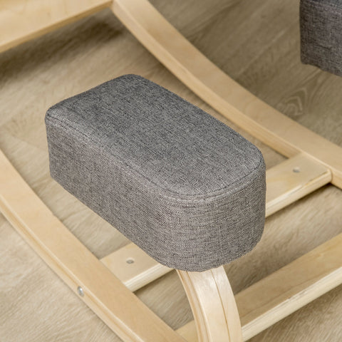 Rootz Ergonomic Kneeling Seat - Knee Stool - Comfort Rocking Cushion - Reduces Back Pain - 51cm x 69cm x 58cm