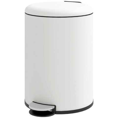 Rootz Trash Can - Waste Bin - Garbage Bin - 20L Capacity - Soft-Closing Lid - Pedal - Non-Marking Surface - 36cm x 30cm x 44.5cm