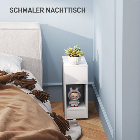 Rootz Bedside Table - Modern Side Table - Nightstand - Optimal Storage - 20cm x 30cm x 50cm - Perfect for Bedroom & Living Room