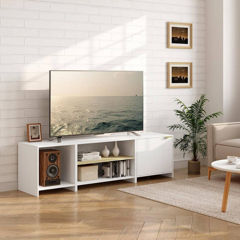 Rootz Modern Scandinavian TV Cabinet - Media Console - Entertainment Center - Versatile, Durable, Stylish - 160cm x 45cm x 39cm