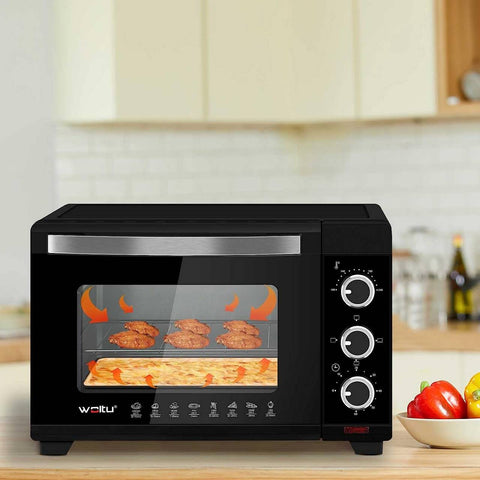 Rootz Dining Room Chairs Set of 4 - Swing Chair - High Backrest Chairs - White Faux Leather - Ergonomic & Stable - Floor Protection - 41cm x 100cm x 55.5cm