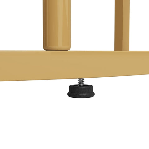 Rootz Modern Dining Table - Marbled Finish - Metal Legs - Durable & Stable - 138.5cm x 80cm x 75cm