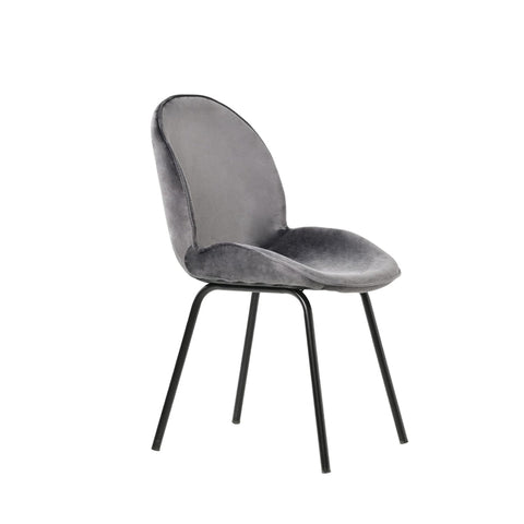 Rootz 2 Piece Set Dining Chairs - Velvet Chairs - Elegant Seating - Extra Comfort - 52cm x 43cm x 90cm