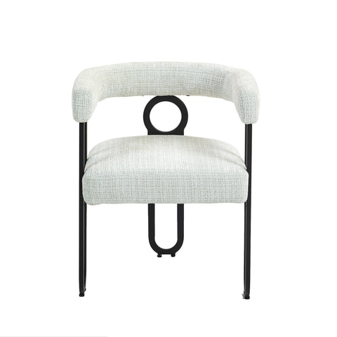 Rootz Chenille Dining Chairs Set - Upholstered Chairs - Elegant Seating - Maximum Comfort - 60L x 47W x 72H cm