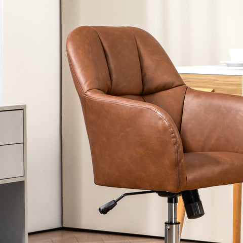 Rootz Rotatable Office Chair - Swivel Chair - Adjustable Seat - High Comfort - 56cm x 56cm x 87-97cm