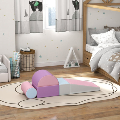 Rootz Soft Building Blocks Set - Foam Toy Cubes - Educational Play - Boost Motor Skills - Various Shapes - 40.6L x 40.6W x 20.3H cm