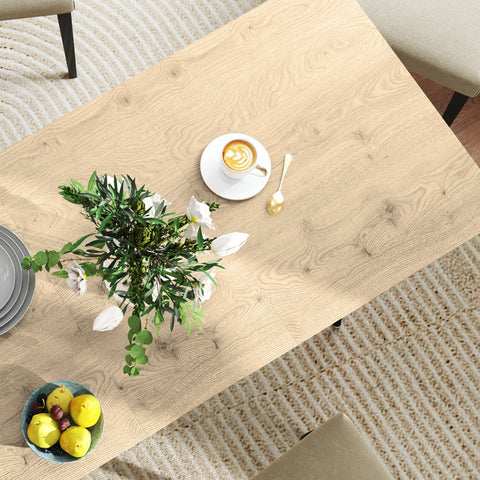 Rootz Extendable Dining Table - Expanding Table - 6-8 Seater Table - Space Saver - 120W x 75D x 77H cm to 160W x 75D x 77H cm