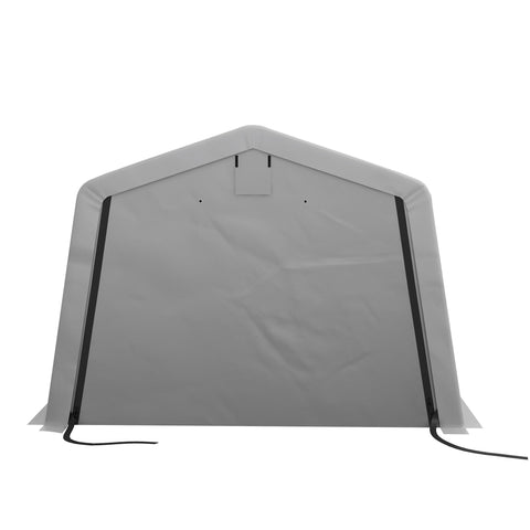 Rootz Tente Garage Carport - Storage Tent - Vehicle Shelter - UV-Resistant - 6.18m x 2.65/3.30m x 2.40m
