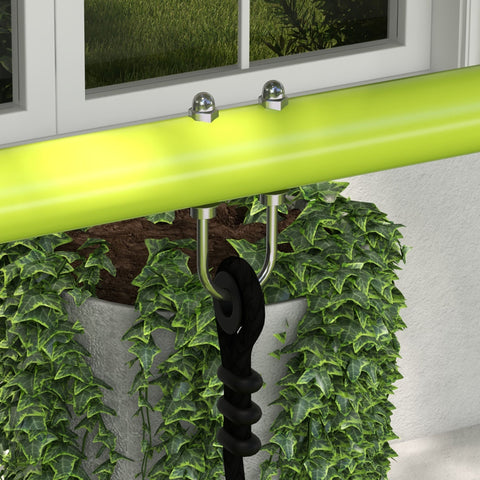 Rootz Rocking Frame with 2 Devices - Swing Set - Outdoor Play Frame - UV-Resistant - 255cm x 160cm x 180cm