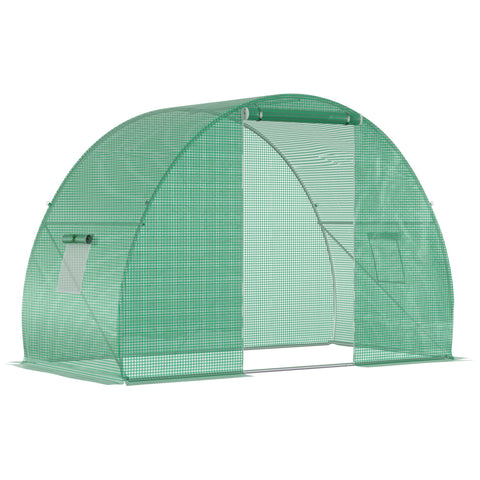 Rootz Garden Greenhouse Tunnel - Winter Greenhouse - Plant Protection Shelter - UV Resistant - 3L x 1.5W x 2H m