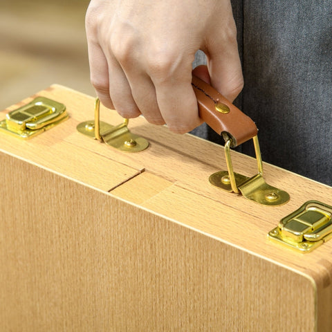 Rootz Table Easel - Artist Easel - Painting Stand - Robust & Durable - Compact & Portable - Versatile & Adjustable - 27cm x 41.5cm x 74.5cm - Beech Wood