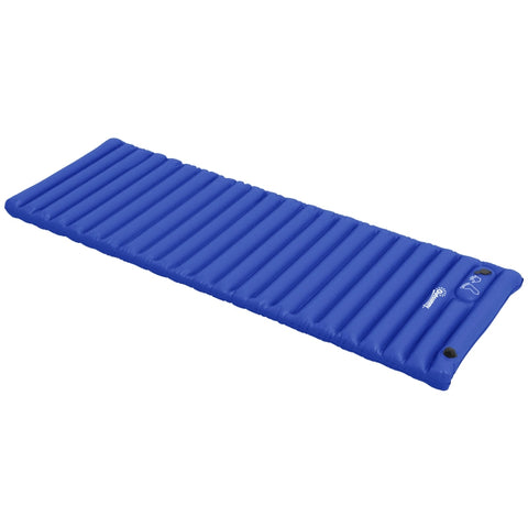 Rootz Camping Air Mattress - Sleeping Pad - Inflatable Mattress - Waterproof Polyester - 195cm x 70cm x 10cm