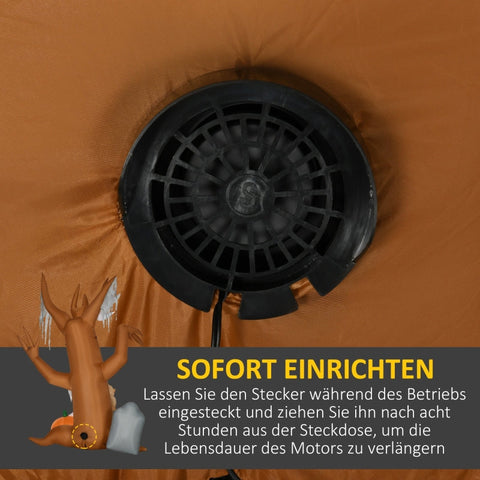 Rootz 8ft Ghost Tree Halloween Decoration - Inflatable LED Lighted Yard Decor - Spooky Outdoor Display - Easy Setup - Weather-Resistant Polyester - 200cm x 90cm x 240cm