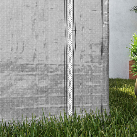 Rootz Outdoor Garden Shelter - Bike Cover - Motorcycle Tent - Waterproof & UV Resistant - Dip Galvanized Steel - 200cm x 200cm x 200cm - Grey