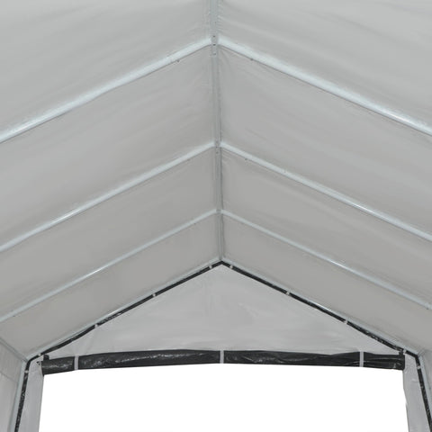 Rootz Garage Tent Carport - Shelter - Storage Tent - Waterproof & UV-Resistant - 6m x 3.6m x 2.75m