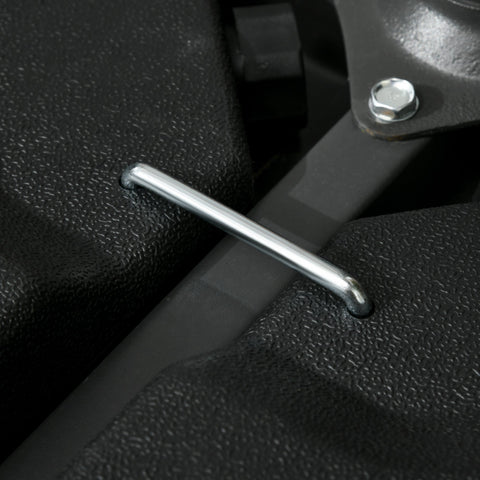 Rootz Parasol Stand Base Weights - Fillable HDPE Plastic - Umbrella Weights - Secure Parasol All Day - 103x103x8.3 cm - Black