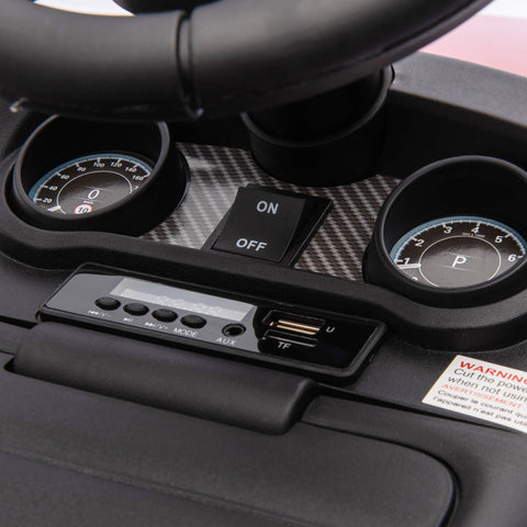 Rootz 6V Electric Children's Car - Kid's Vehicle - Ride-On Toy - Realistic Headlights - 65L x 43W x 40H cm