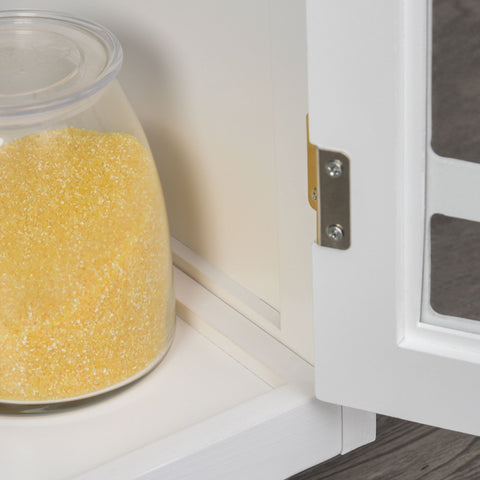 Rootz Serving Trolley - Rolling Kitchen Trolley - Mobile Kitchen Cart - Enhanced Mobility - 63cm x 45cm x 86cm