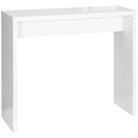 Rootz Bar Table - Kitchen Counter - Dining Table - Modern Design - High Gloss Surface - 120cm x 40cm x 100cm - MDF