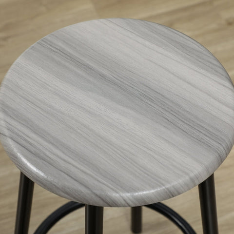 Rootz 5-Piece Bar Table Set - Industrial Dining Set - Compact Bar Furniture - Space-Saving Design - 110cm x 50cm x 89.5cm Table