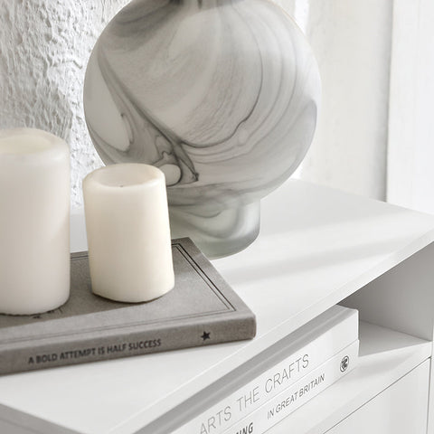 Rootz Floating Bedside Table - Night Shelf - Wall-Mounted Storage - Compact Design - Integrated Drawer Stoppers - Easy Assembly - 45cm x 22cm x 25cm