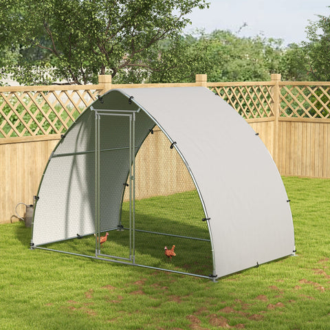 Rootz Large Chicken Enclosure - Chicken Coop - Animal Pen - UV-Resistant Roof - 3.04m x 1.9m x 2.2m - Protects from Predators